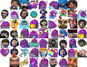 Various Artists Emotes: RosaPrieto, AttacRacc, AlexArtMe, Squigglyswiggley, Kittrex_Creates, Maddher, Notsoheadless,